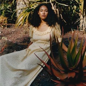 Christy Dawn - Meadow Dress in Golden Pollinator Garden